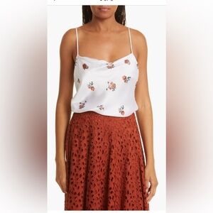 Vince Floral Silk Camisole